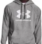 Худи мужское Under Armour Hooded Sweatshirt Ua Rival Fleece Logo Hd-Gry Grey 1379758-025