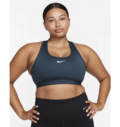 Топ жіночий Nike Swoosh Medium Support Padded Sports Bra Blue DX6821-328