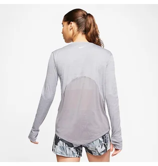 Лонгслів жіночий Nike Dri Fit Miler Grey AJ8128-056