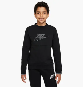 Толстовка детская Nike B Nsw Amplify Crew Black Dq8819-010