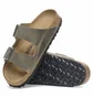 Тапочки женские BIRKENSTOCK Arizona Oiled Leather Faded Khaki Narrow Fit Olive 1027039