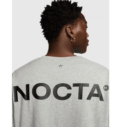 Футболка мужская Nike Nocta Short Sleeve Tee Grey FN7663-063