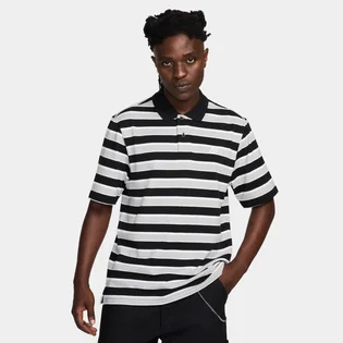 Поло мужское Nike Club Striped Polo Shirt Black/White FN3896-010