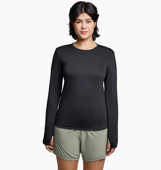 Лонгслів жіночий Saucony Stopwatch Long Sleeve Black SAW800486-BK