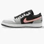 Кросівки чоловічі Nike Air Jordan 1 Low Black Grey Pink Grey/Black 553558-062
