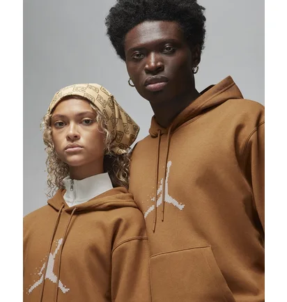 Худи унисекс Air Jordan Essentials Holiday Fleece Pullover Hoodie Brown FD7465-281