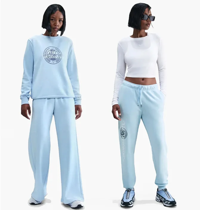 Спортивний костюм жіночий Nike W Nsw Club Flc Gx Std Light Blue HV2342-441__HV2346-441