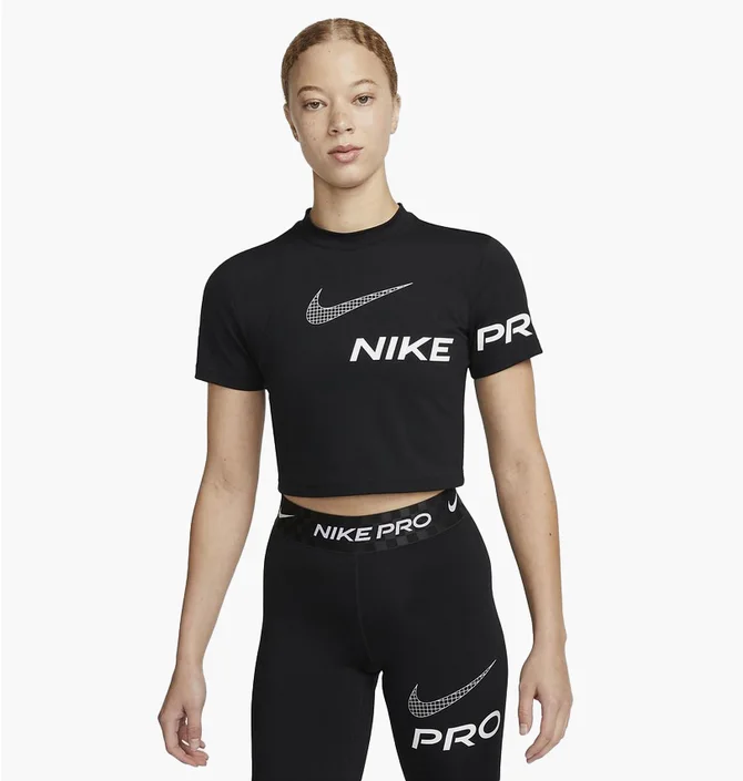 Футболка женская Nike Df Grx Ss Crop Top Black Dx0078-010