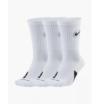 Носки унисекс Nike Everyday Crew Basketball Socks White (3 пары) DA2123-100