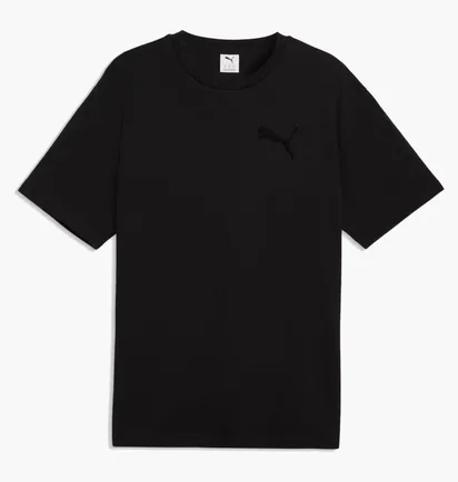 Футболка чоловіча Puma Ess Elevated Cat Logo Black 634391-01