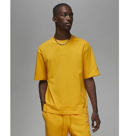 Футболка мужская Air Jordan Wordmark Tee Yellow FJ1969-739
