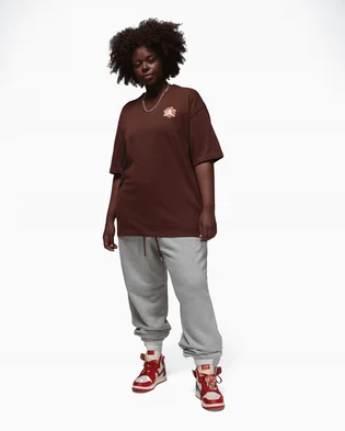 Футболка женская Air Jordan X Teyana Taylor Vintage T-Shirt Brown FB2640-227