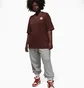Футболка женская Air Jordan X Teyana Taylor Vintage T-Shirt Brown FB2640-227