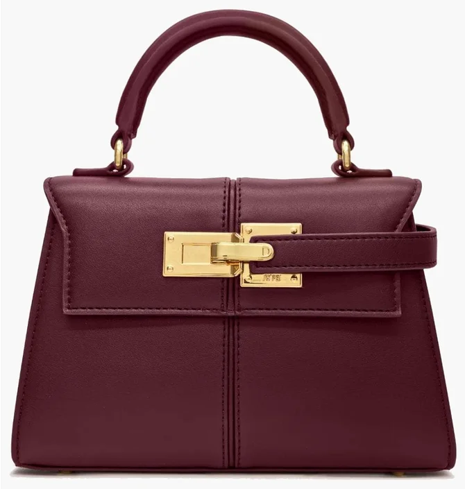 Сумка жіноча JW PEI Elise Top Handle Bag Bordo BB2025BG116815JWP
