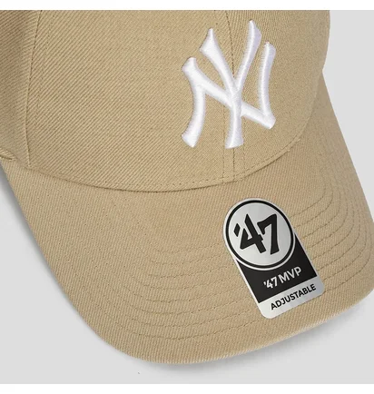 Кепка унисекс 47 Brand Yankees Beige MVPSP17WBP-KH