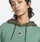 Худи женское Nike Hoodie Oversize Fleece Green FB2190-361
