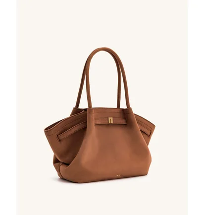 Сумка женская JW PEI Hana Medium Faux Suede Tote Bag Brown BB2024BG92777JWP