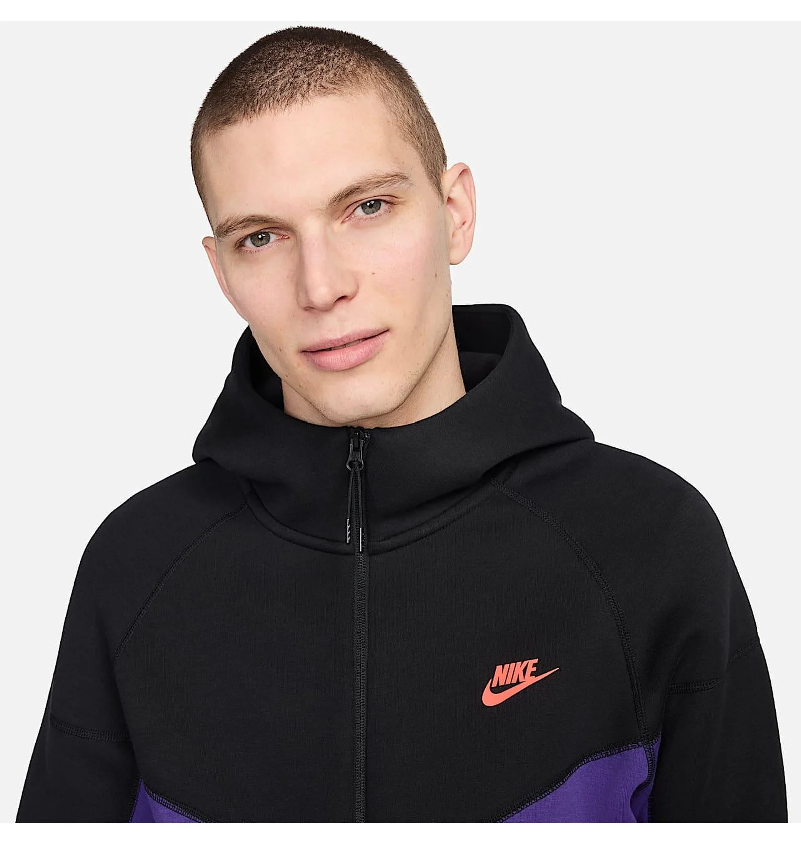 ᐉ Толстовка мужская Nike Tech Fleece Black/Violet HF4432-504