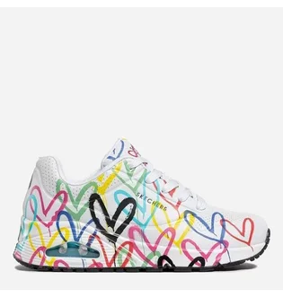Кроссовки женские Skechers X Jgoldcrown: Uno - Spread The Love White 155507-WMLT