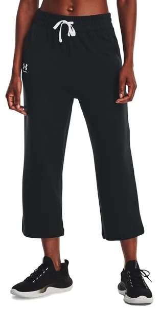 Штани жіночі Under Armour Pants Ua Rival Terry Flare Crop Black 1377000-001
