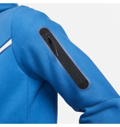 Толстовка мужская Nike Ech Fleece Windrunner Hoodie Full Zip Light Blue Cu4489-407