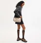 Сумка жіноча COACH Rowan Satchel Bag In Blocked Signature Canvas Beige CY679