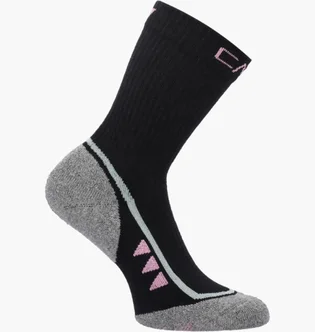 Шкарпетки жіночі CMP Trekking Sock Mid Supersoft 50 Black (1 пара) 3I19866-40UR