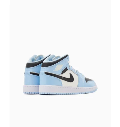 Кросівки дитячі Nike Air Jordan 1 Mid Ice Blue Gs Light Blue 555112-401