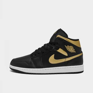 Кроссовки мужские Air Jordan Retro 1 Mid Casual Shoes Black DQ8426-071