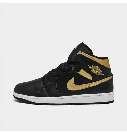 Кросівки чоловічі Air Jordan Retro 1 Mid Casual Shoes Black DQ8426-071