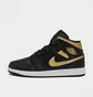 Кросівки чоловічі Air Jordan Retro 1 Mid Casual Shoes Black DQ8426-071