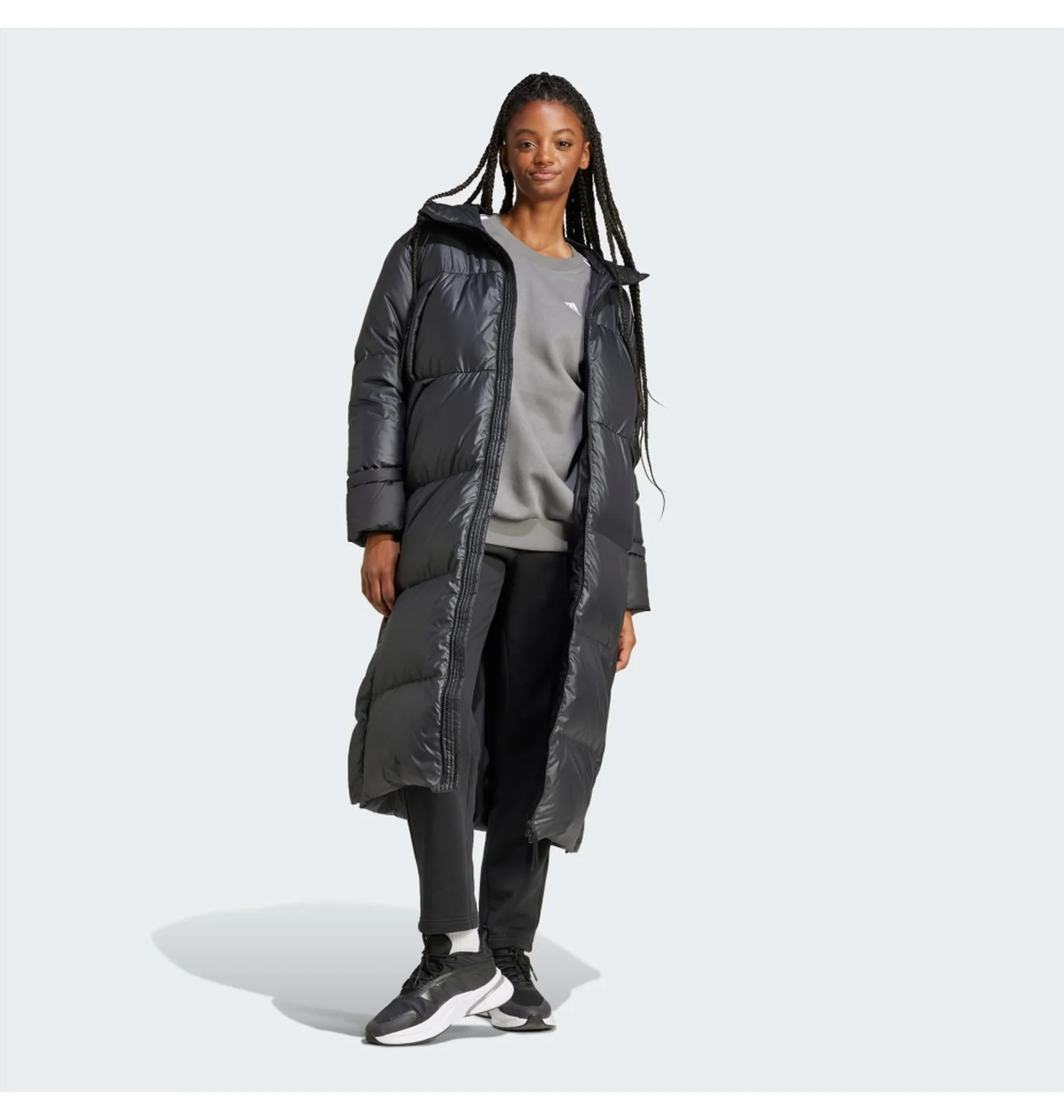 ᐉ Парка женская Adidas Big Baffle Down Coat Black IV9770 - купить