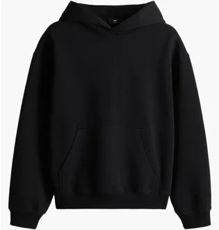 Худи мужское H&M Met Print - Loose Fit Black 1262288001