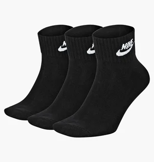 Носки унисекс Nike U Nsw Evry Essential Ankle Black (3 пары) SK0110-010