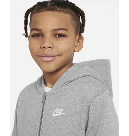 Кофта дитяча Nike B Nsw Hoodie Fz Club Grey BV3699-091