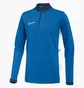 Кофта дитяча Nike Academy 25/27 Dri-Fit Drill Top Royal Blue FZ9773-463