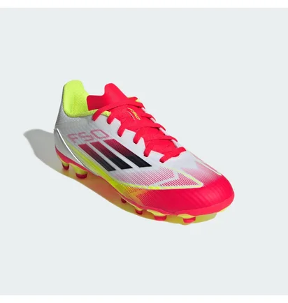 Бутсы детские Adidas F50 League Mg White/Red IE3752