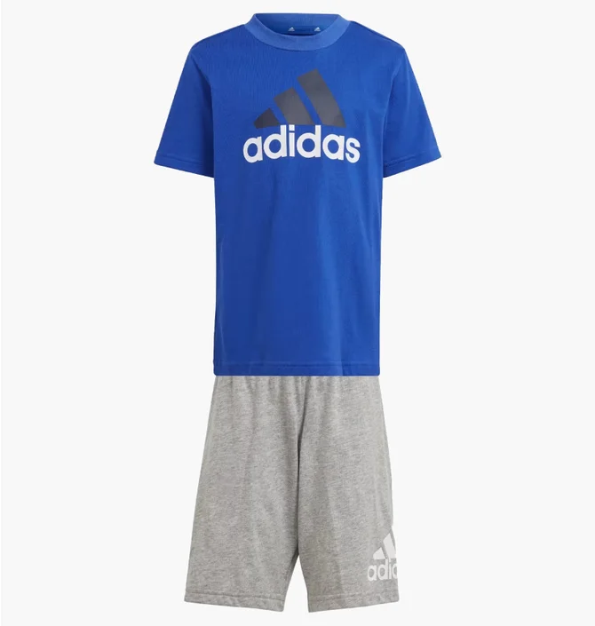 Спортивный костюм детский Adidas Essentials Logo Blue/Grey IS2470