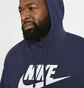 Худи мужское Nike M NSW CLUB HOODIE PO BB GX Blue BV2973-410