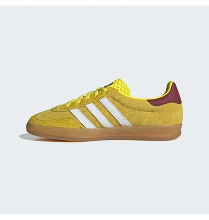Кроссовки женские Adidas Gazelle Indoor Shoes Yellow IE7003