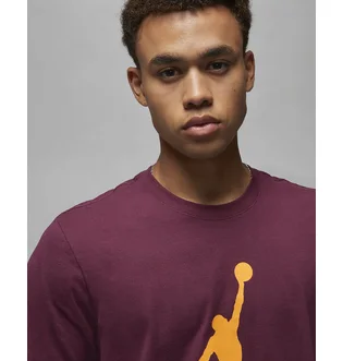 Футболка чоловіча Air Jordan M J Jumpman Ss Crew Bordo Cj0921-680