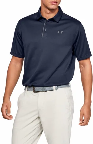 Поло мужское Under Armour Tech Polo Blue 1290140-410