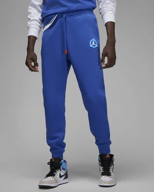 Штаны мужские Jordan Flight Mvp Fleece Pants Blue DV7596-480