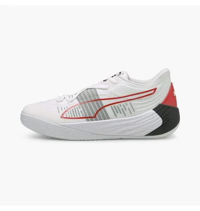 Кроссовки мужские Puma Fusion Nitro Basketball Shoes White 195514-04