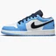 Кросівки дитячі Air Jordan 1 Low Light Blue/White 553560-144