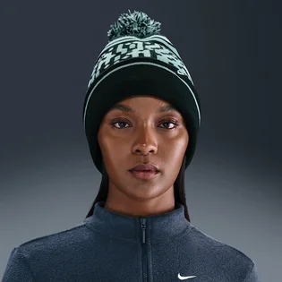 Шапка унисекс Nike Peak Beanie Sc Otdr H25 L Black/Turquoise HQ0355-010