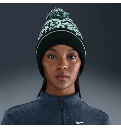 Шапка унісекс Nike Peak Beanie Sc Otdr H25 L Black/Turquoise HQ0355-010