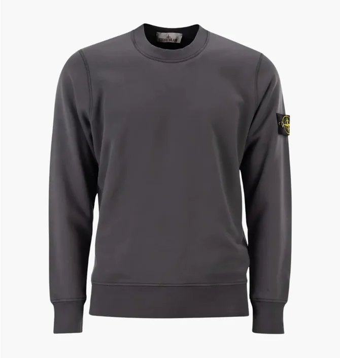 Свитшот мужской STONE ISLAND Crewneck Grey L1S156100060S0051-V002D