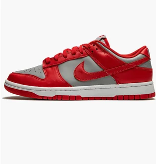 Кроссовки мужские Nike Dunk Low Retro Red/Grey DD1391-002