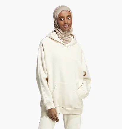 Худи женское Adidas All Szn Fleece Boyfriend Hoodie Beige Ic6432